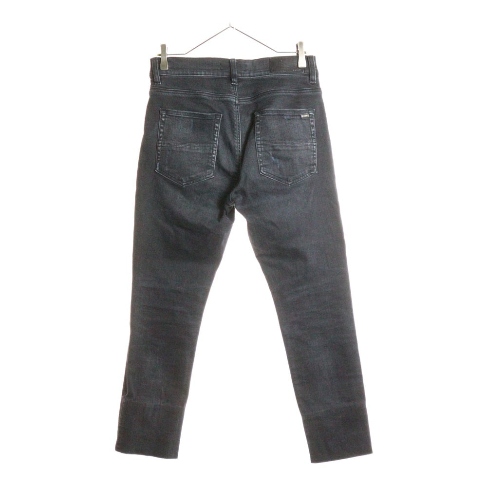 AMIRI(アミリ) MX-1 クラッシュ加工 ストレッチスキニーパンツ ブラック