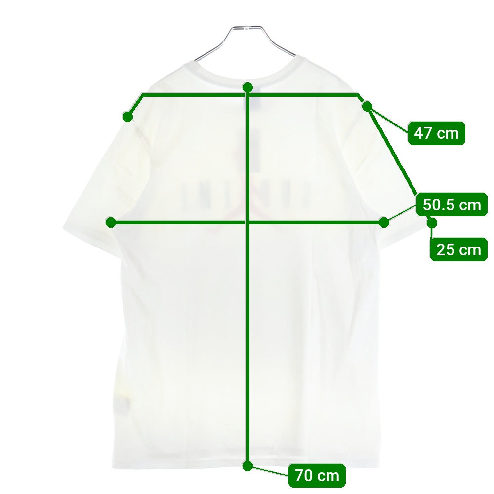 SUPREME(シュプリーム) ×AIR JORDAN エア ジョーダン フロントプリント半袖Tシャツ ホワイト