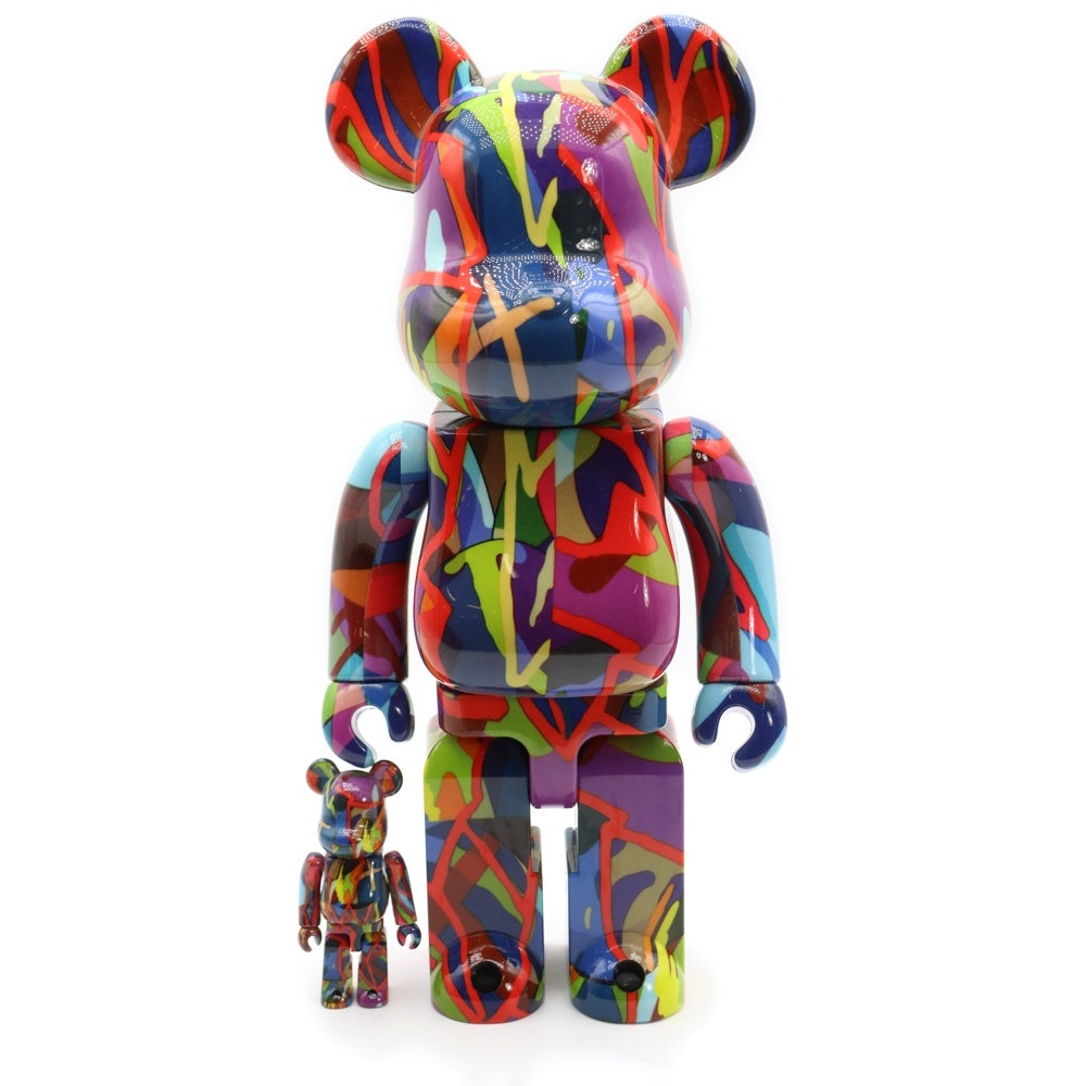 MEDICOM TOY(メディコムトイ) BE@RBRICK KAWS TENSION 100% & 400% ベアブリック カウズ テンション 100% & 400% フィギュア マルチカラー