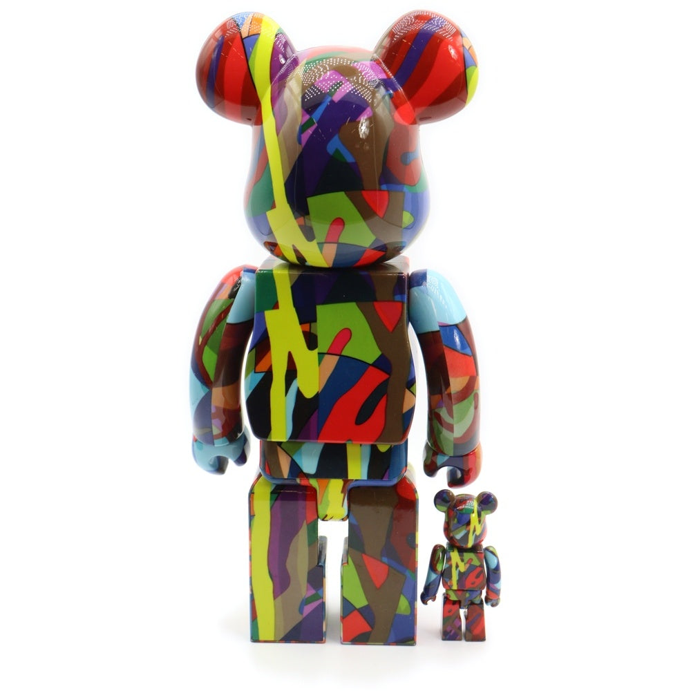 MEDICOM TOY(メディコムトイ) BE@RBRICK KAWS TENSION 100% & 400% ベアブリック カウズ テンション 100% & 400% フィギュア マルチカラー