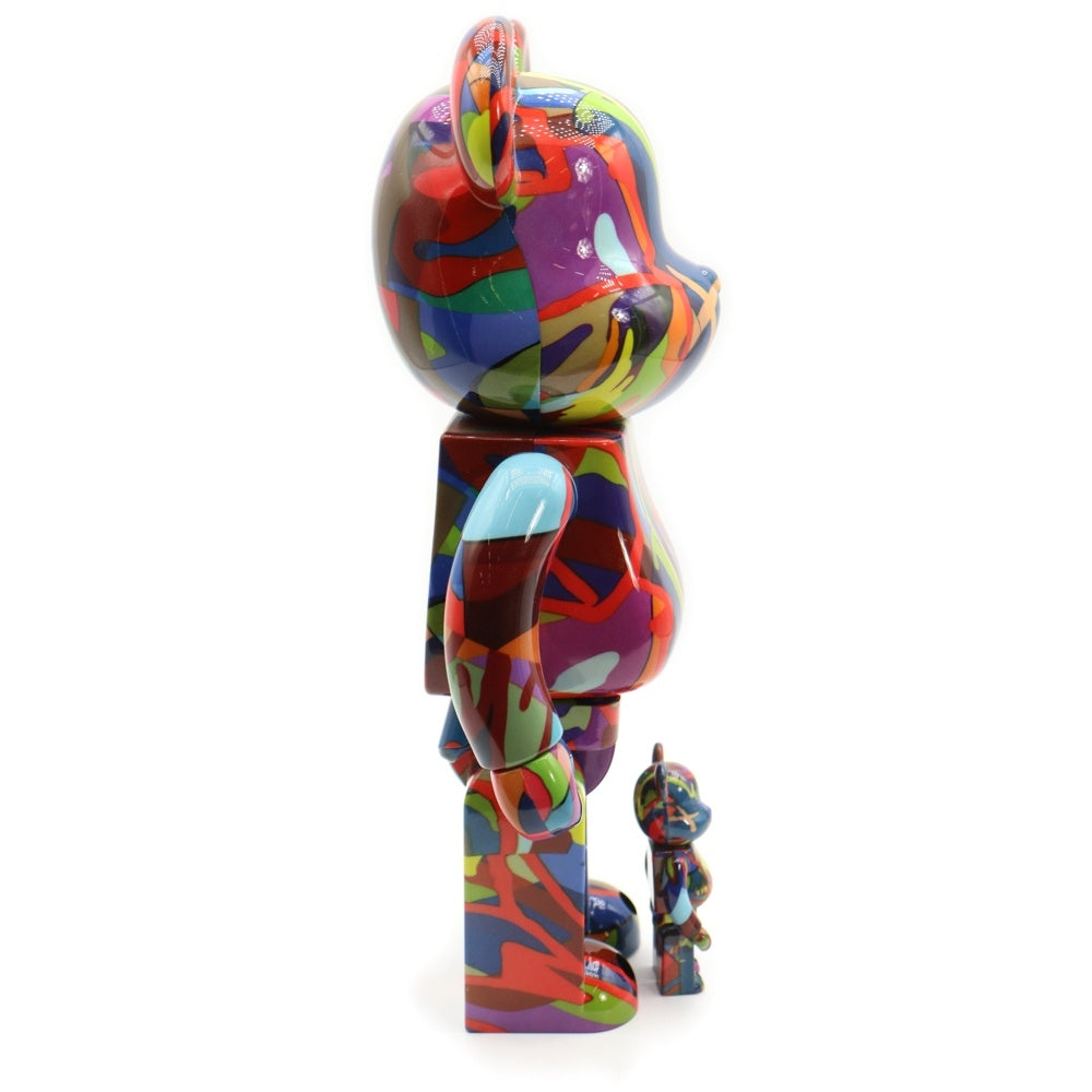 MEDICOM TOY(メディコムトイ) BE@RBRICK KAWS TENSION 100% & 400% ベアブリック カウズ テンション 100% & 400% フィギュア マルチカラー
