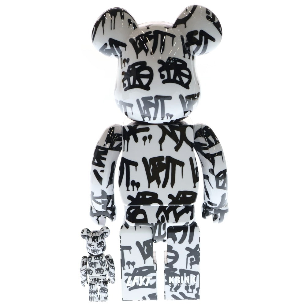 BE@RBRICK(ベアブリック) ×LFYT×KRINK BE@RBRICK 400%&100% ラファイエット クリンク ベアブリック フィギュア 人形 ホワイト/ブラック