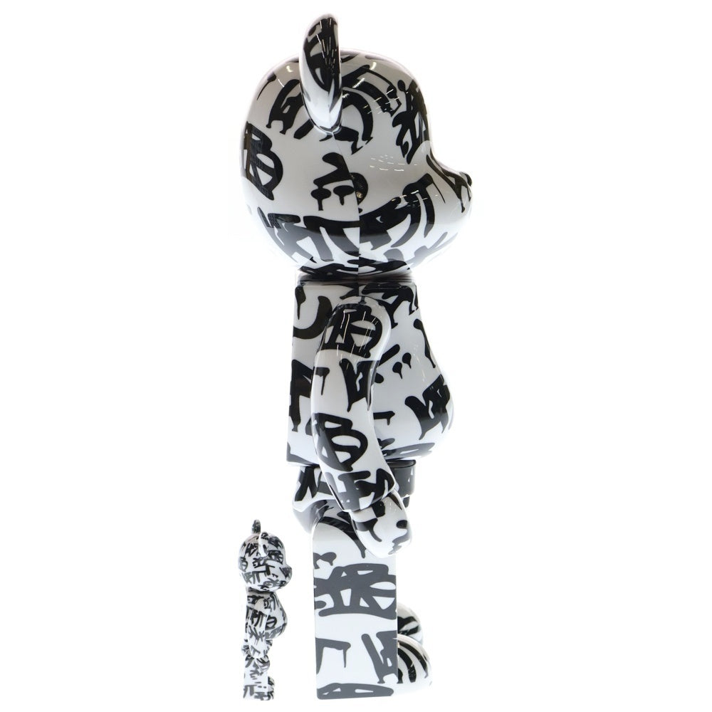 BE@RBRICK(ベアブリック) ×LFYT×KRINK BE@RBRICK 400%&100% ラファイエット クリンク ベアブリック フィギュア 人形 ホワイト/ブラック