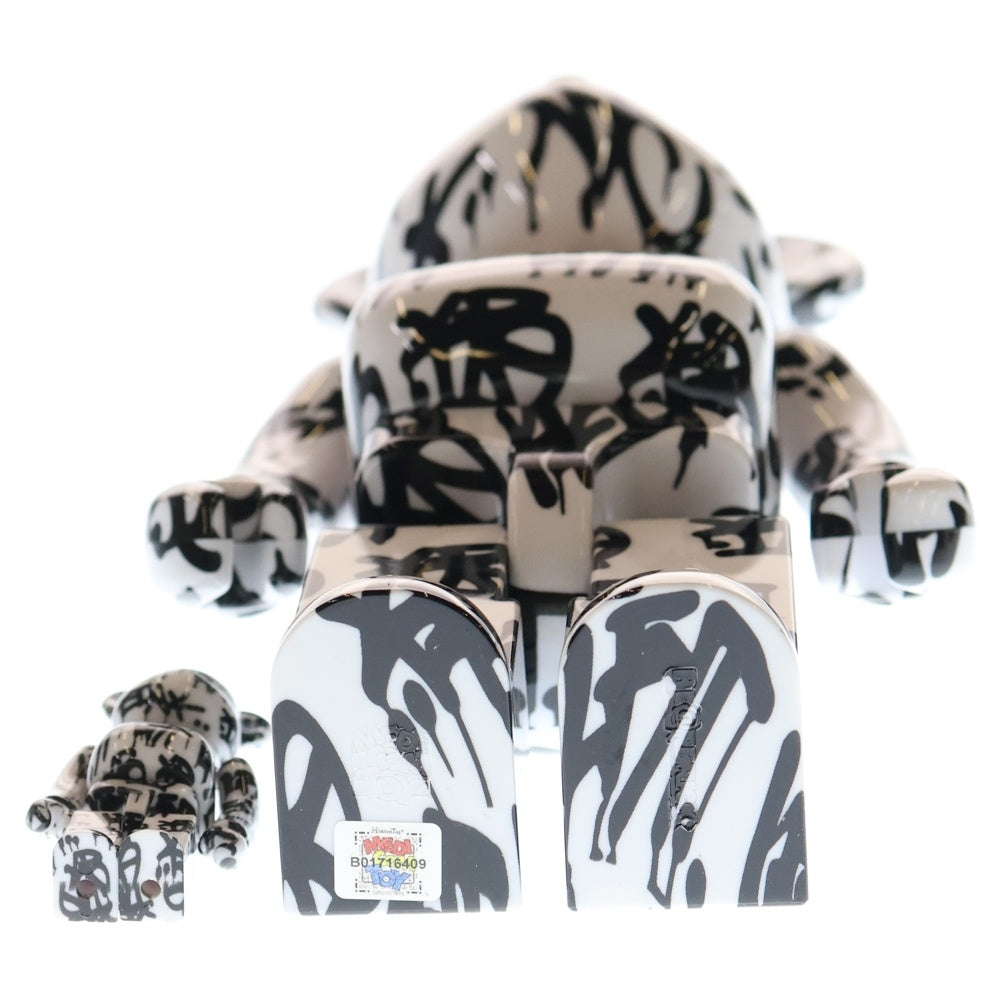 BE@RBRICK(ベアブリック) ×LFYT×KRINK BE@RBRICK 400%&100% ラファイエット クリンク ベアブリック フィギュア 人形 ホワイト/ブラック
