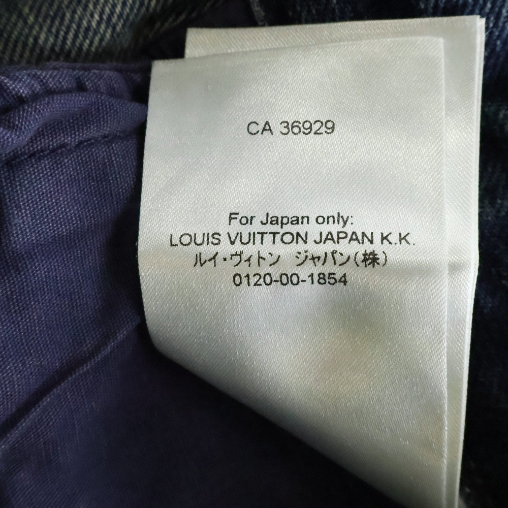 LOUIS VUITTON(ルイヴィトン) 23SS ウォッシュドウェイビーバギー デニムパンツ インディゴ RM231 YC7 HOD71W