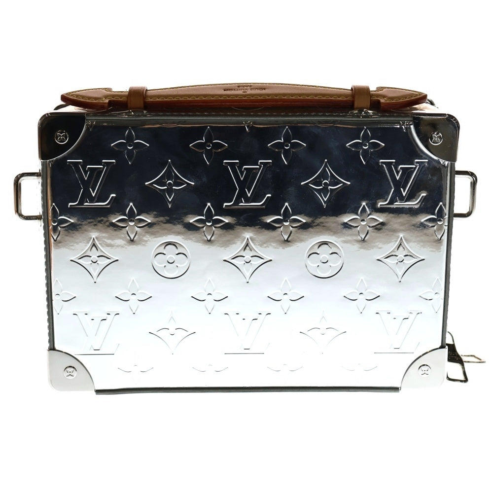 LOUIS VUITTON(ルイヴィトン) モノグラム ミラー ハンドル ソフトトランク シルバー M45885