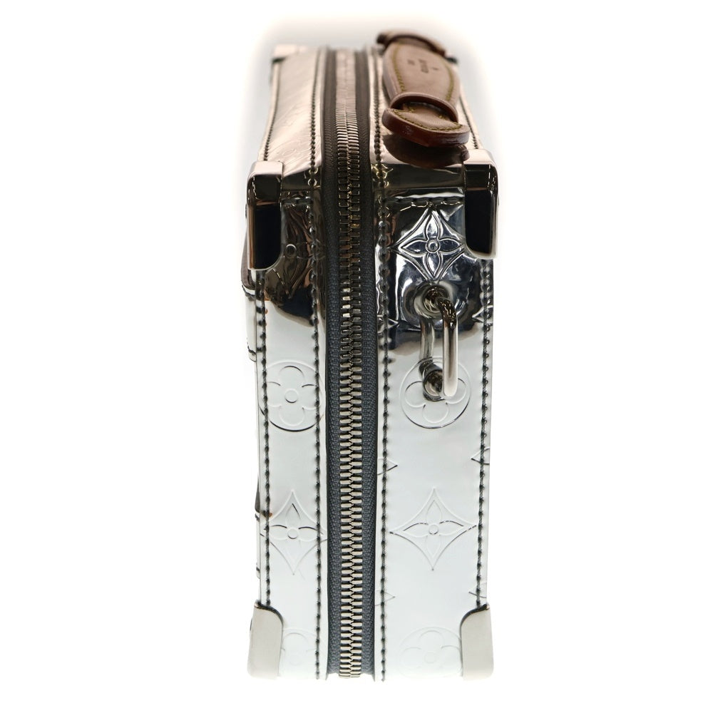 LOUIS VUITTON(ルイヴィトン) モノグラム ミラー ハンドル ソフトトランク シルバー M45885