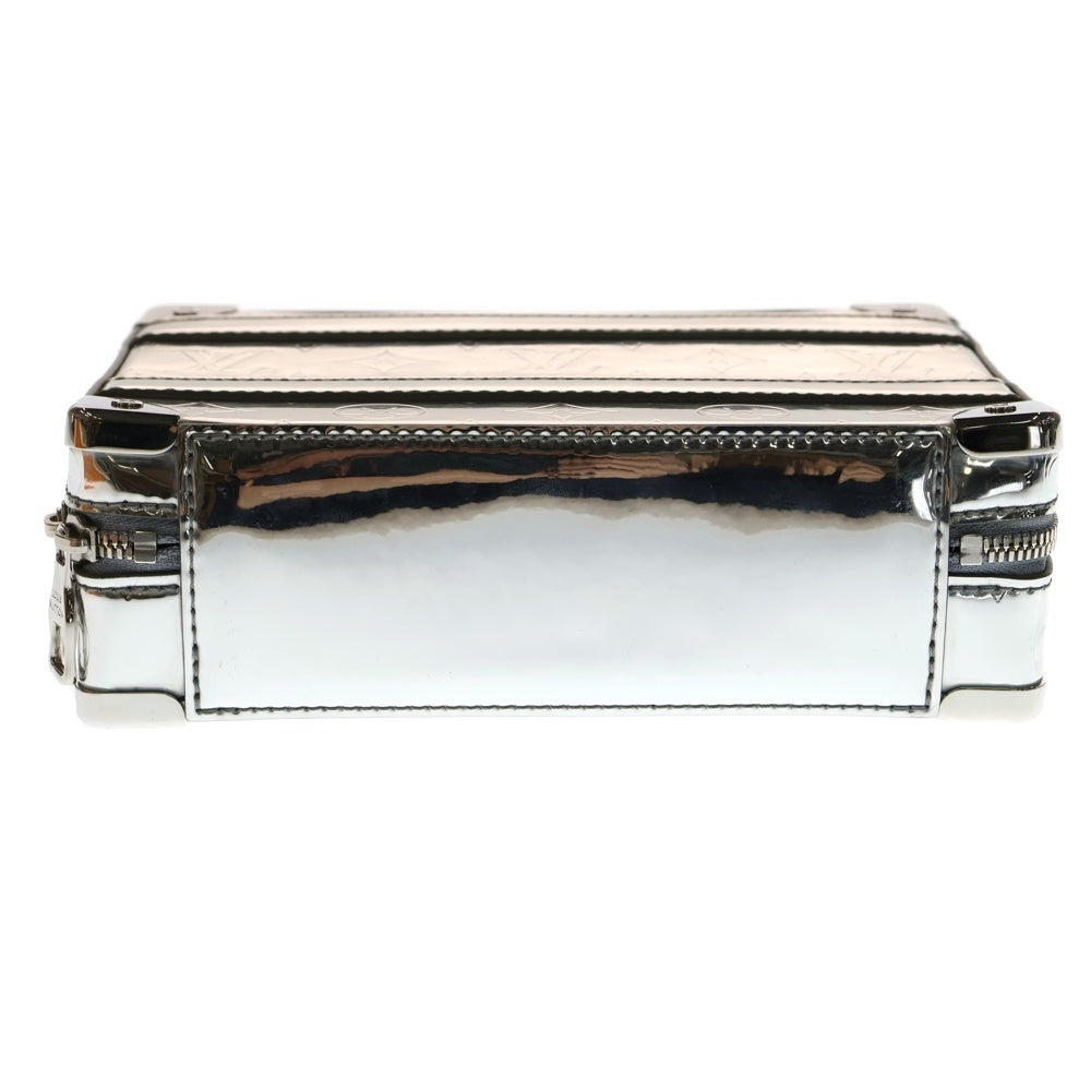 LOUIS VUITTON(ルイヴィトン) モノグラム ミラー ハンドル ソフトトランク シルバー M45885