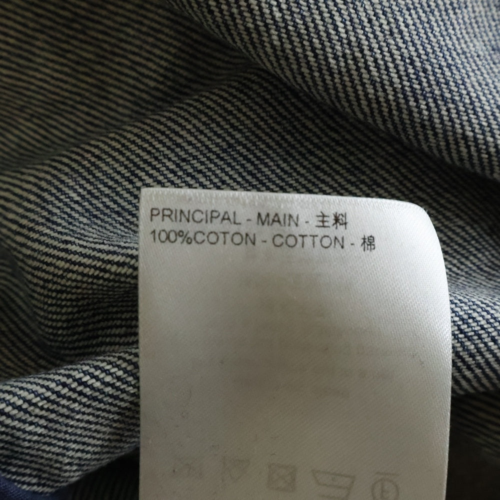 LOUIS VUITTON(ルイヴィトン) 24SS LVモノグラム グラデーション半袖デニムシャツ インディゴ RM241M FTO HQS10W