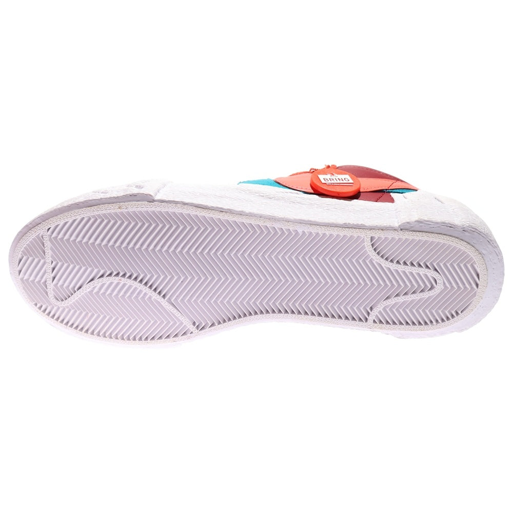 NIKE(ナイキ) ×KAWS ×sacai BLAZER LOW カウズ サカイ ブレザー ローカットスニーカー バーガンディー US8/26cm DM7901-600