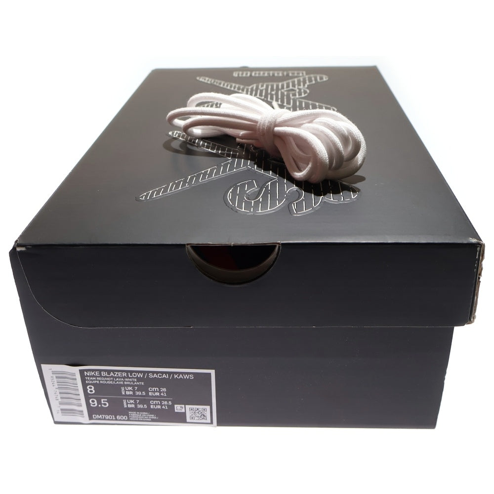 NIKE(ナイキ) ×KAWS ×sacai BLAZER LOW カウズ サカイ ブレザー ローカットスニーカー バーガンディー US8/26cm DM7901-600