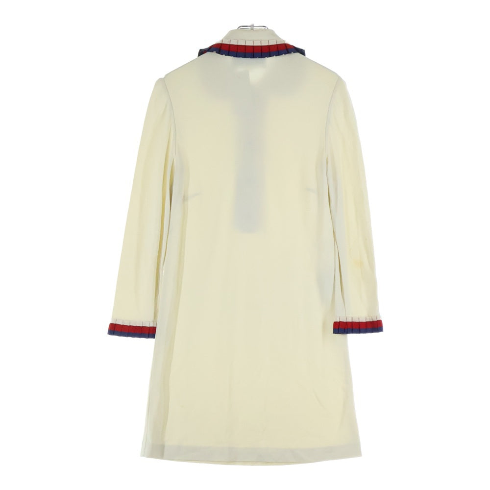 GUCCI(グッチ) Ribbon One Peace フリルリボンワンピース アイボリー
