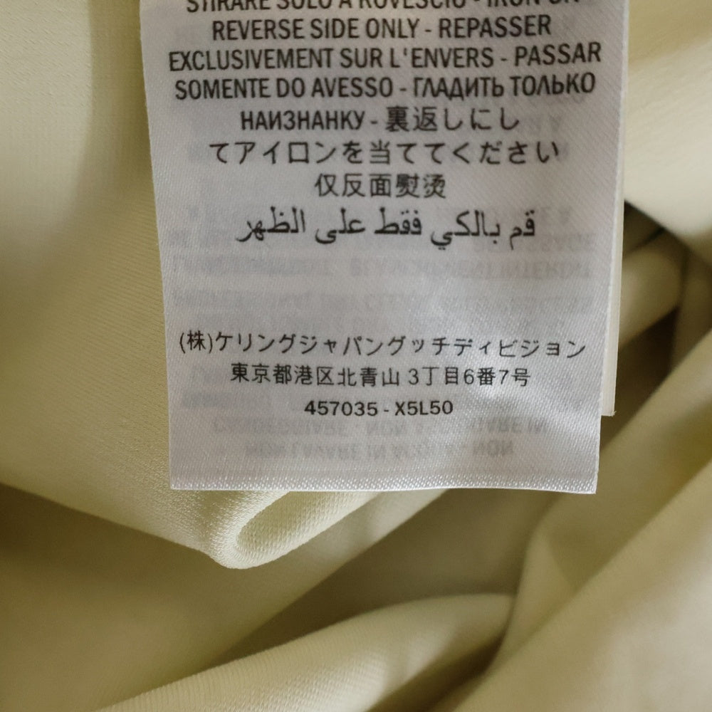 GUCCI(グッチ) Ribbon One Peace フリルリボンワンピース アイボリー レディース 457035 X5L50