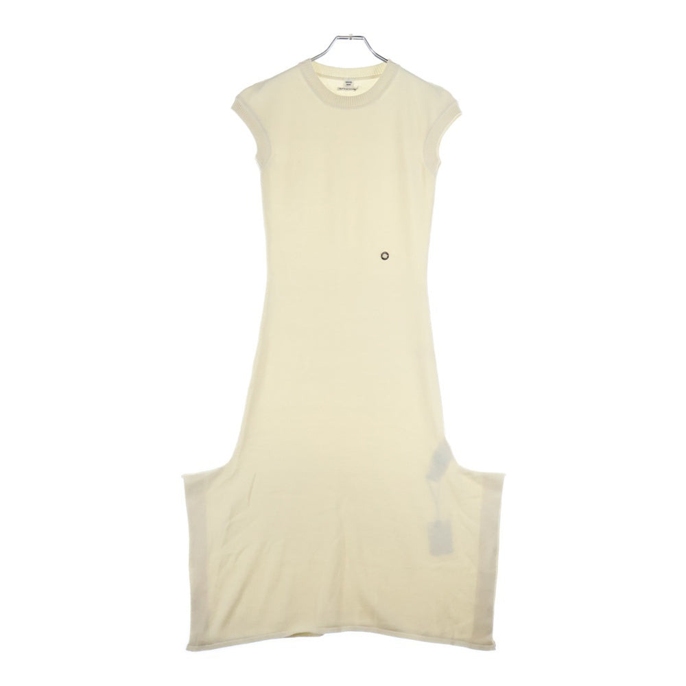 HERMES(エルメス) 23SS Cashmere knit One Peace カシミヤニット ロングワンピース レディース アイボリー