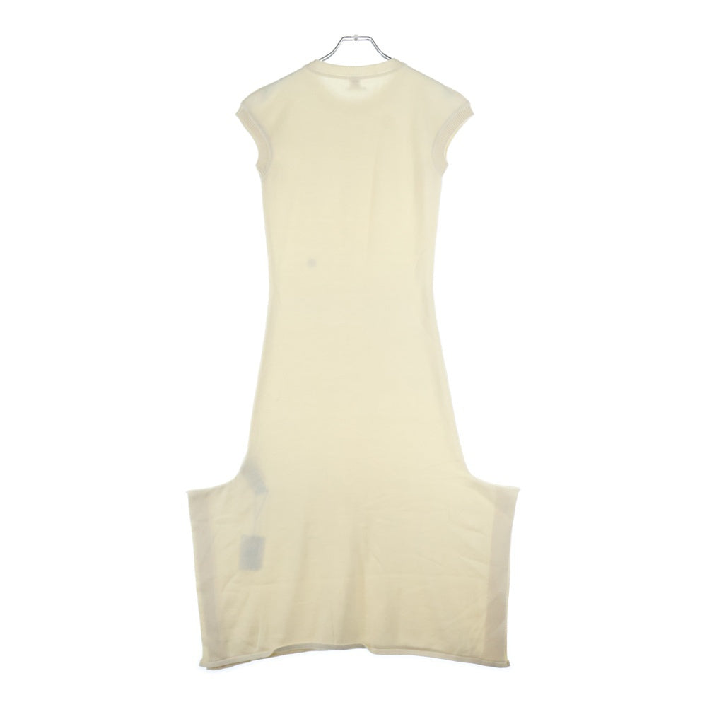 HERMES(エルメス) 23SS Cashmere knit One Peace カシミヤニット ロングワンピース レディース アイボリー