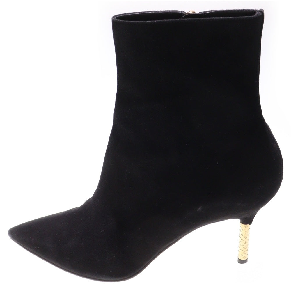 LOUIS VUITTON(ルイヴィトン) アルティメートライン スエードアンクルブーツ ブラック レディース