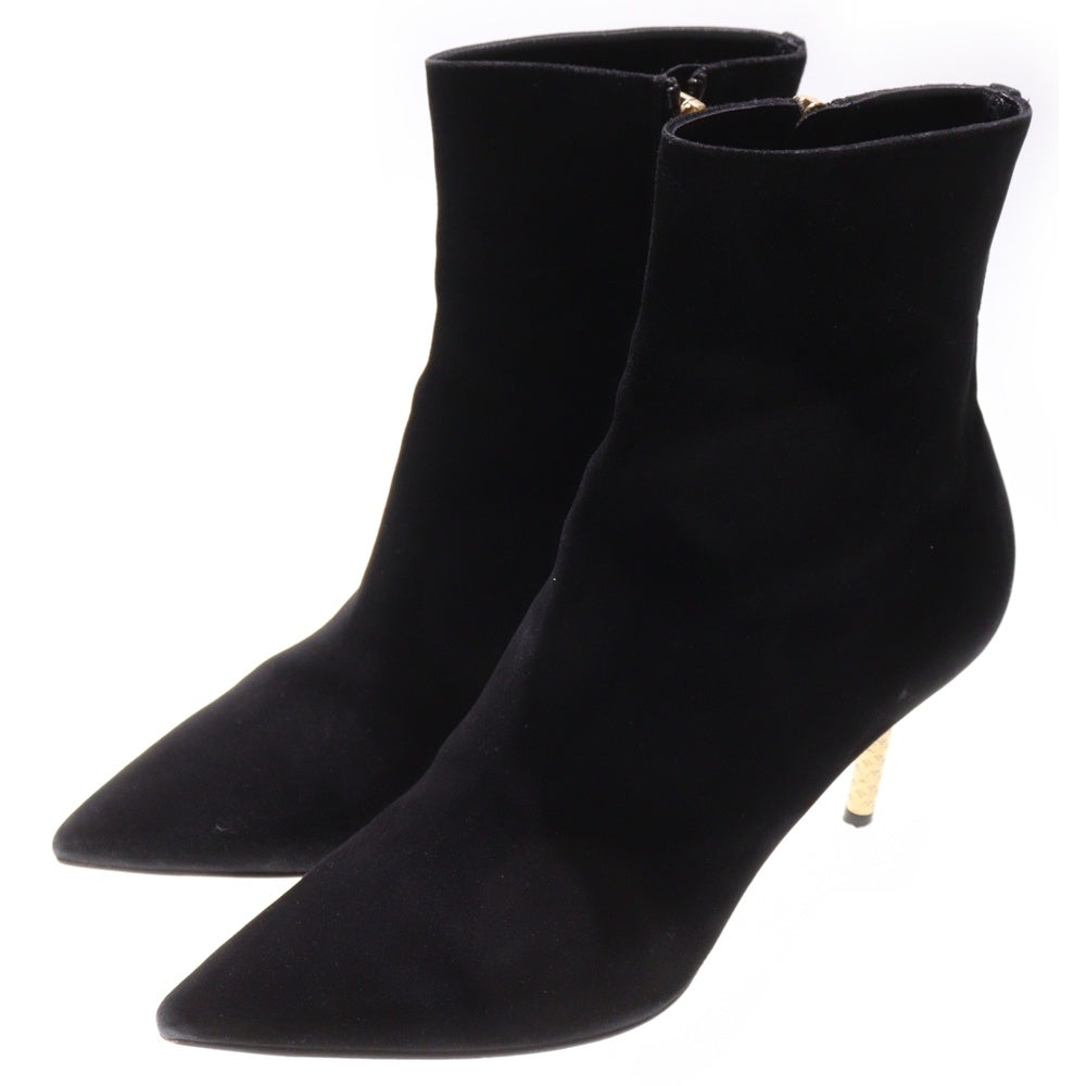 LOUIS VUITTON(ルイヴィトン) アルティメートライン スエードアンクルブーツ ブラック レディース