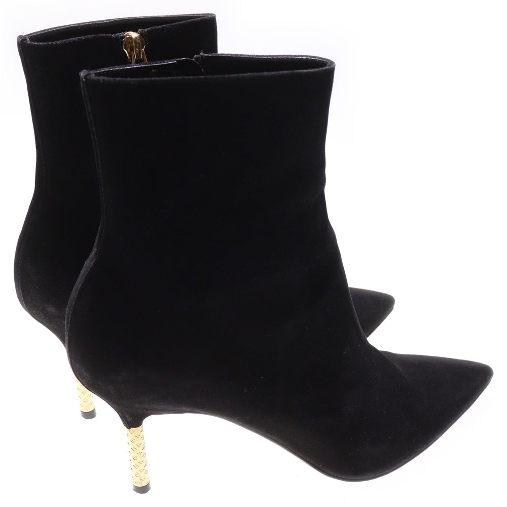 LOUIS VUITTON(ルイヴィトン) アルティメートライン スエードアンクルブーツ ブラック レディース