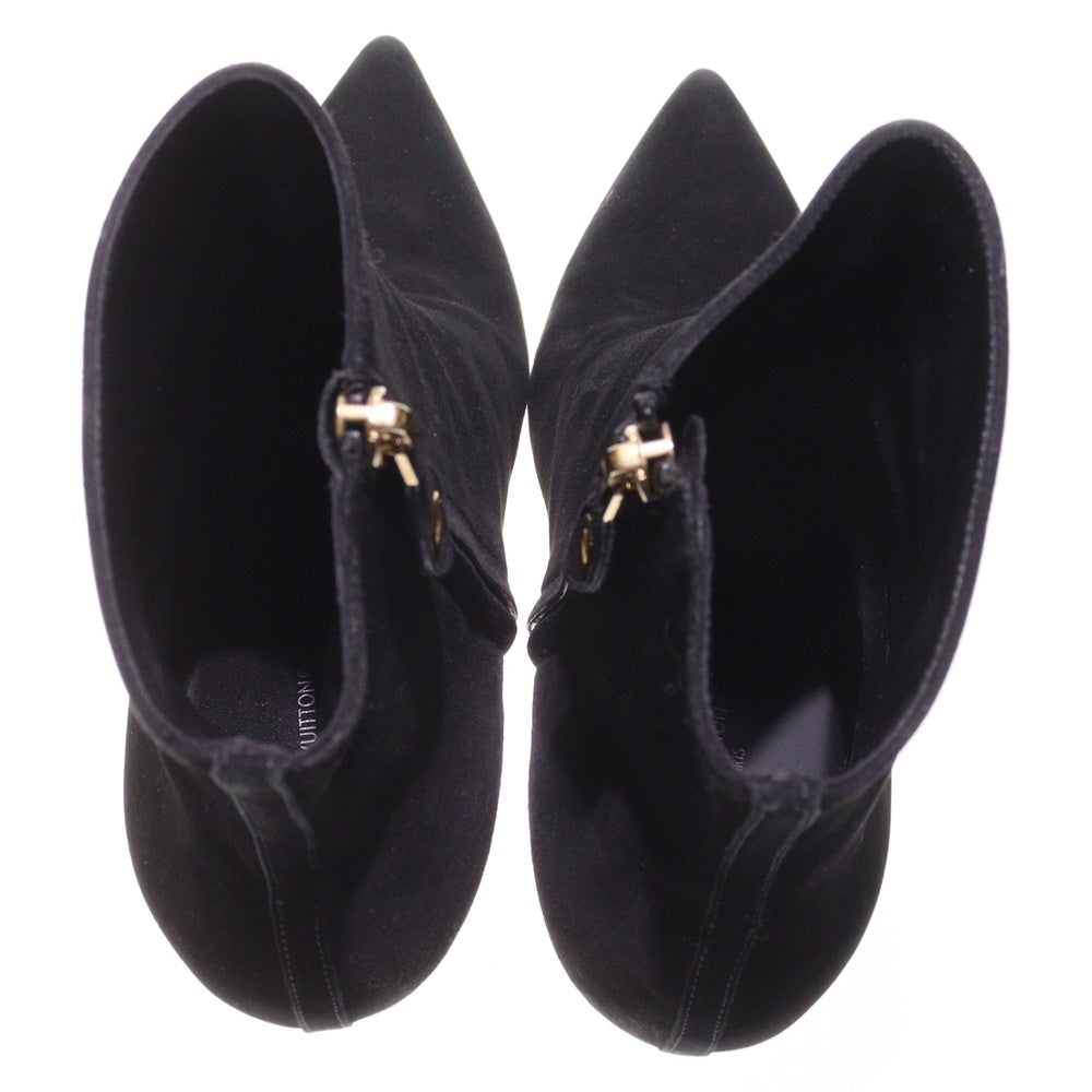 LOUIS VUITTON(ルイヴィトン) アルティメートライン スエードアンクルブーツ ブラック レディース