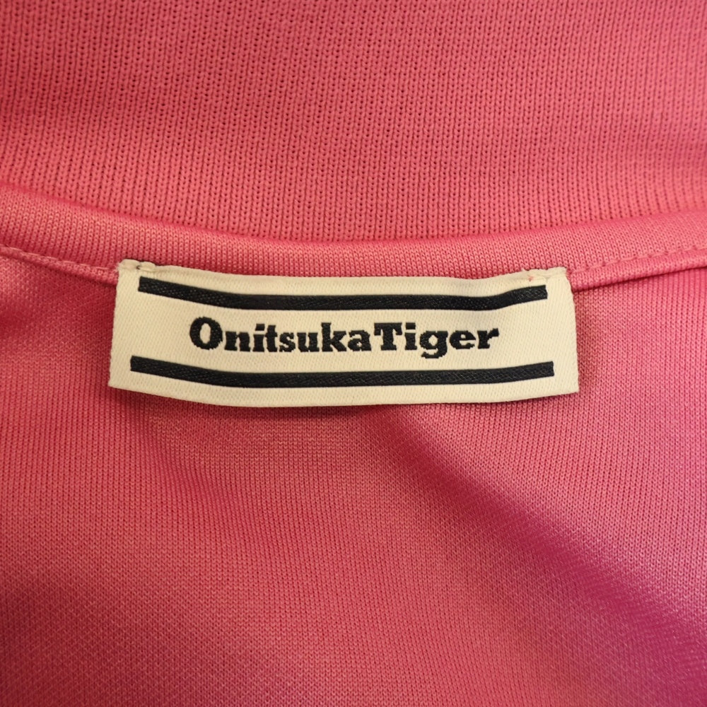 Onitsuka Tiger(オニツカタイガー) ロゴ刺繍 トラックジャケット ピンク 2183B168