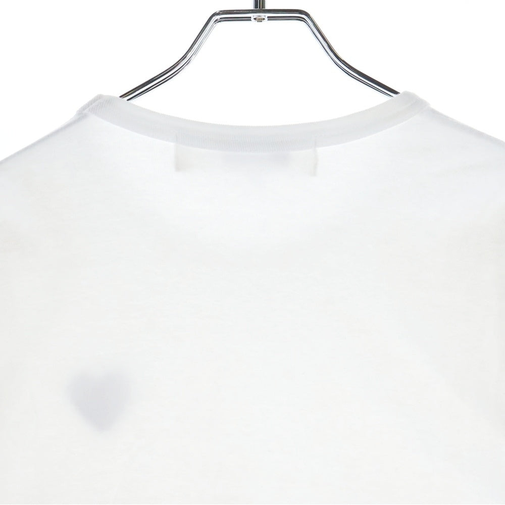 PLAY COMME des GARCONS(プレイコムデギャルソン) L/S T-Shirt ロゴ刺繍 長袖Tシャツ ロンT ホワイト AX-T120