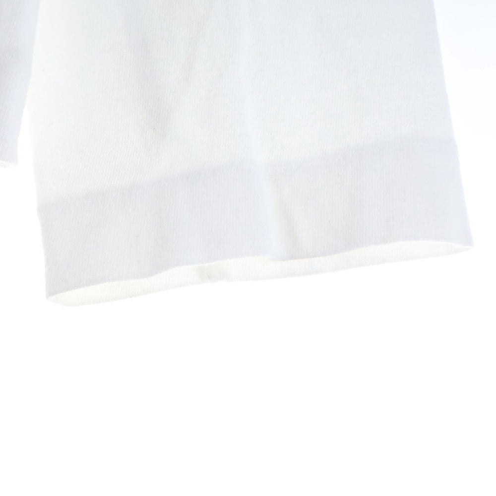 PLAY COMME des GARCONS(プレイコムデギャルソン) L/S T-Shirt ロゴ刺繍 長袖Tシャツ ロンT ホワイト AX-T120