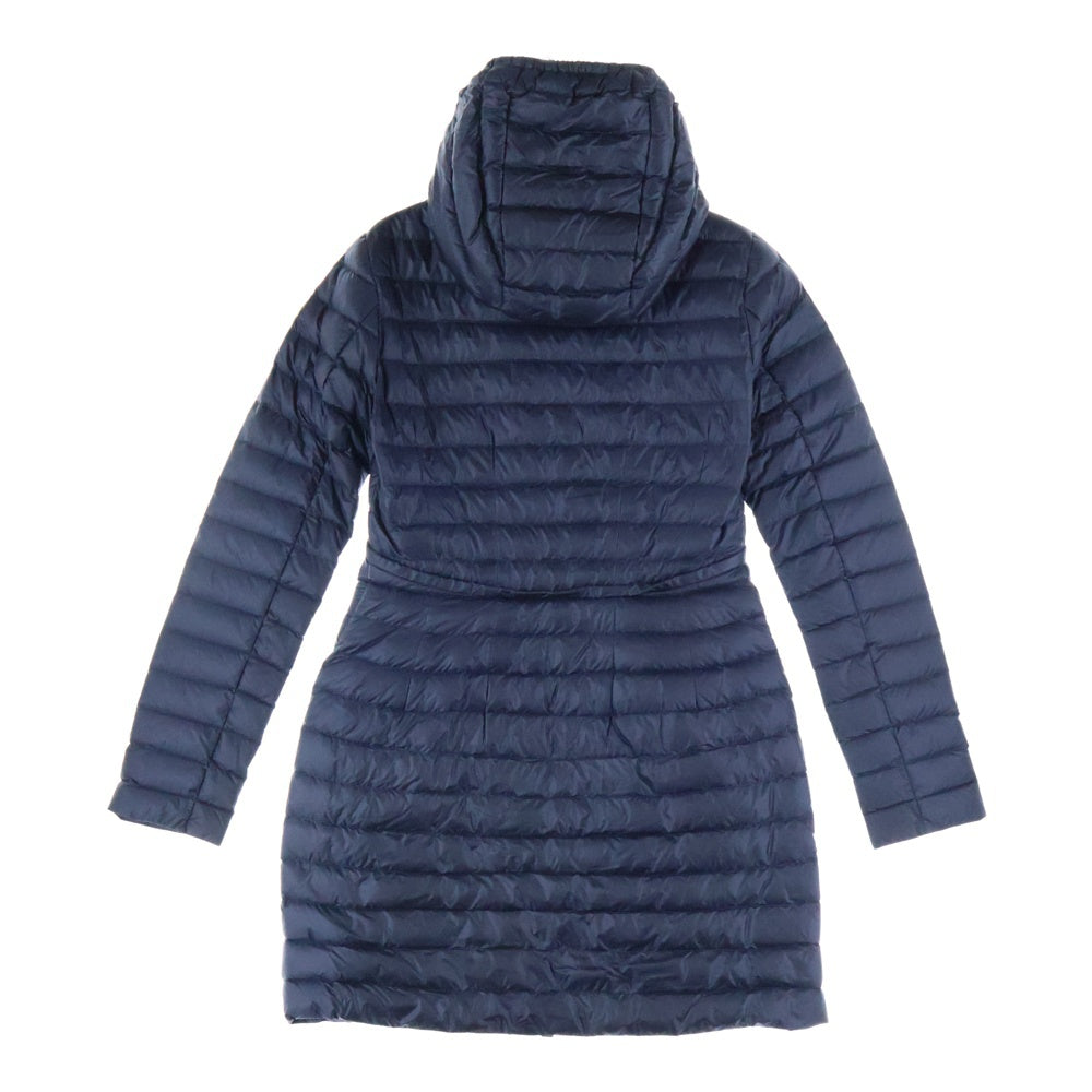 MONCLER(モンクレール) BARBEL GIUBBOTTO バルベル ロゴワッペン ロングダウンジャケット ネイビー レディース C10934931299 53048