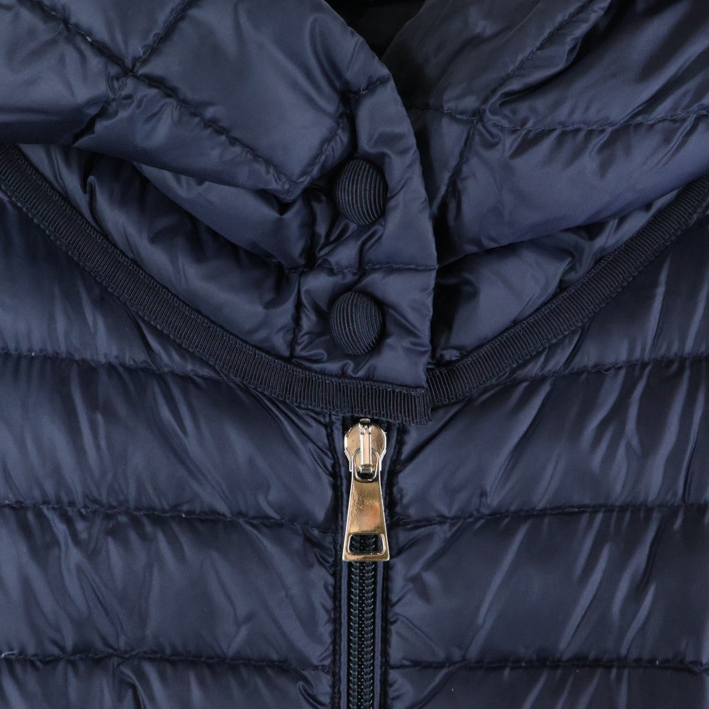 MONCLER(モンクレール) BARBEL GIUBBOTTO バルベル ロゴワッペン ロングダウンジャケット ネイビー レディース C10934931299 53048