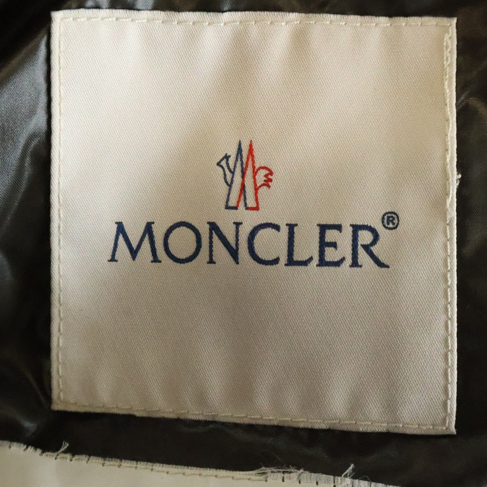 MONCLER(モンクレール) BRETHIL GIUBBOTTO ロゴワッペン ダウンジャケット ブラック レディース B20934536305 68950