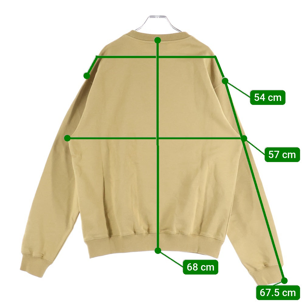 GUCCI(グッチ) Sweatshirt ロゴプリント クルーネックスウェットトレーナー ベージュ 784413 XJGKR