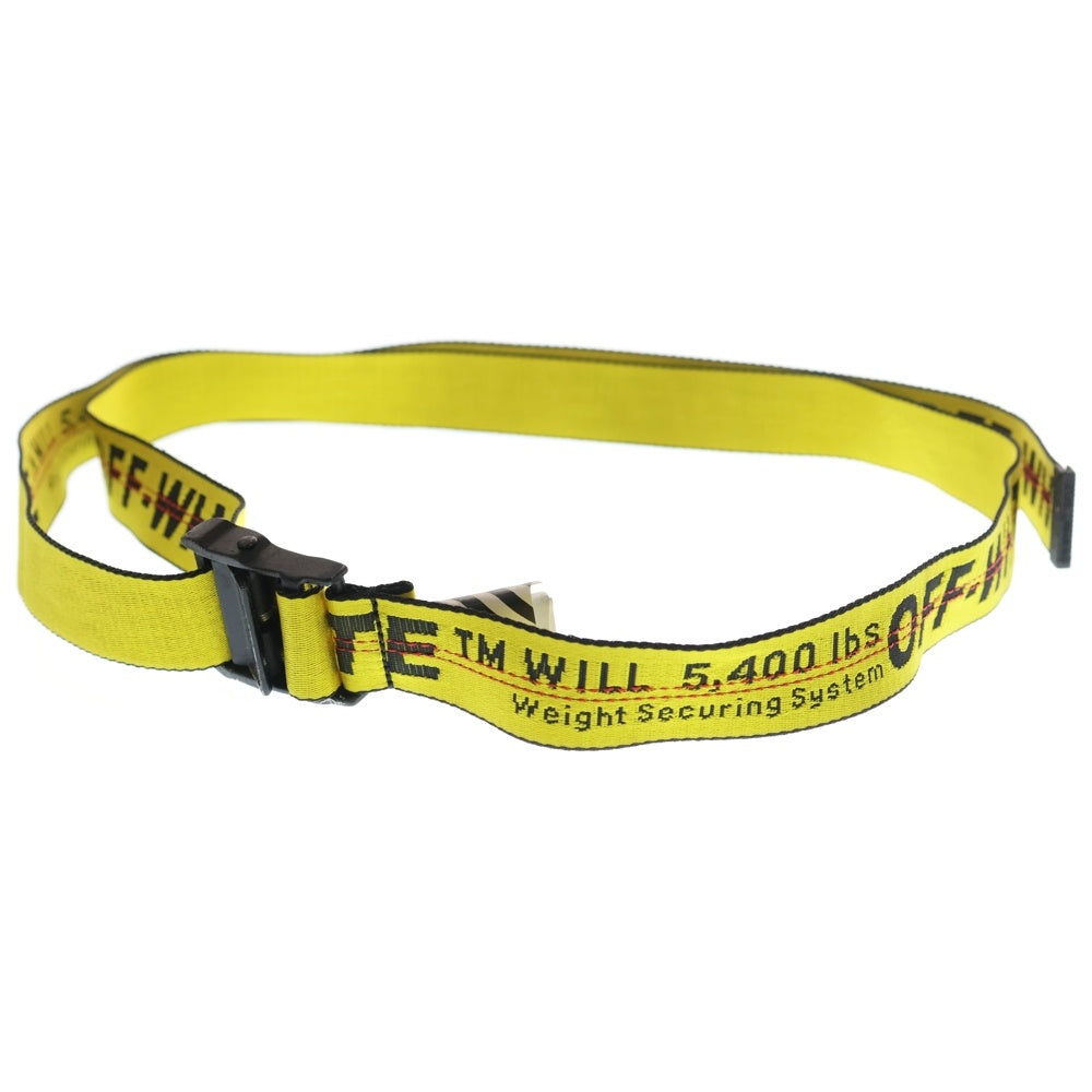 OFF-WHITE(オフホワイト) 18AW Belt インダストリアルロゴ ベルト イエロー OWRB009E18223050