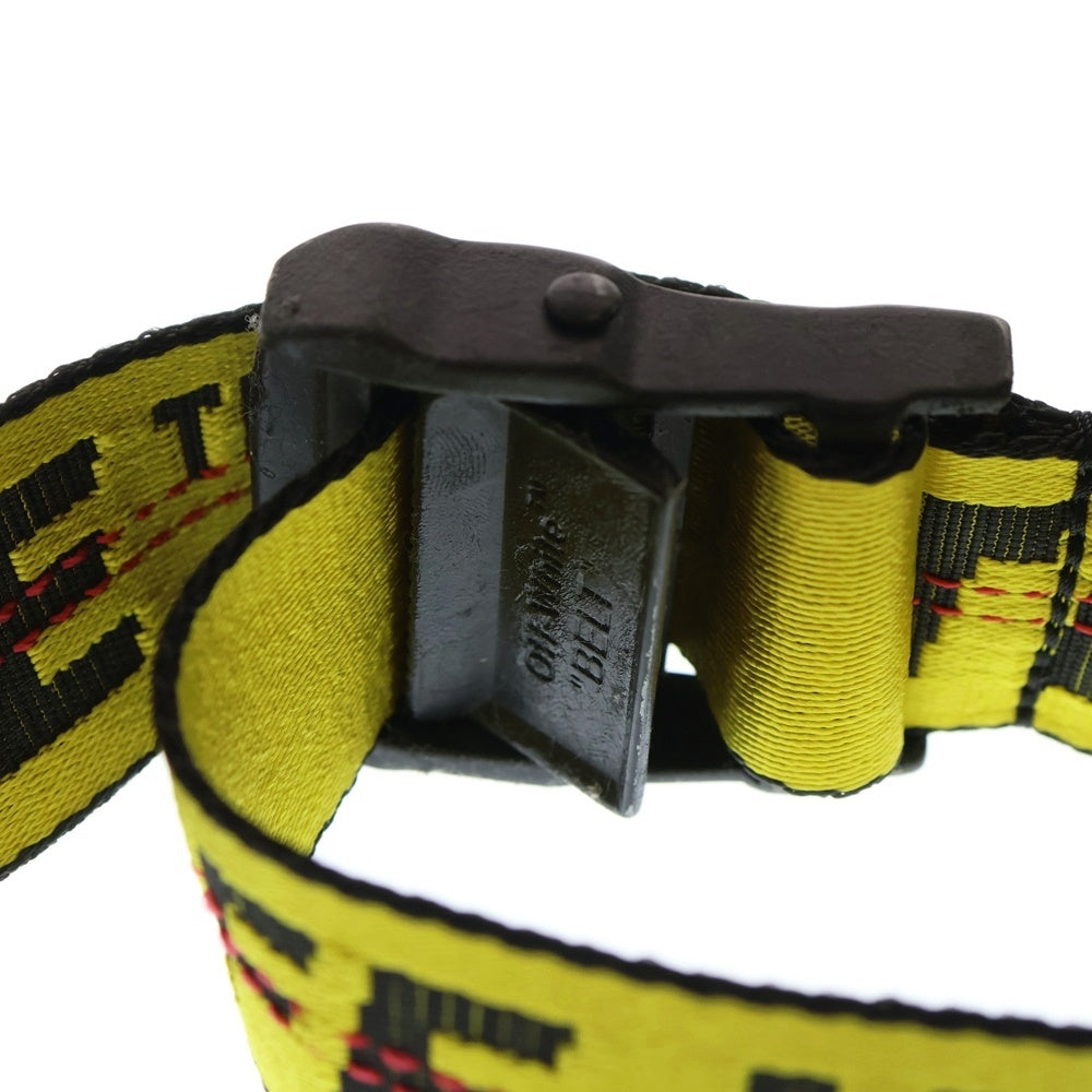 OFF-WHITE(オフホワイト) 18AW Belt インダストリアルロゴ ベルト イエロー OWRB009E18223050