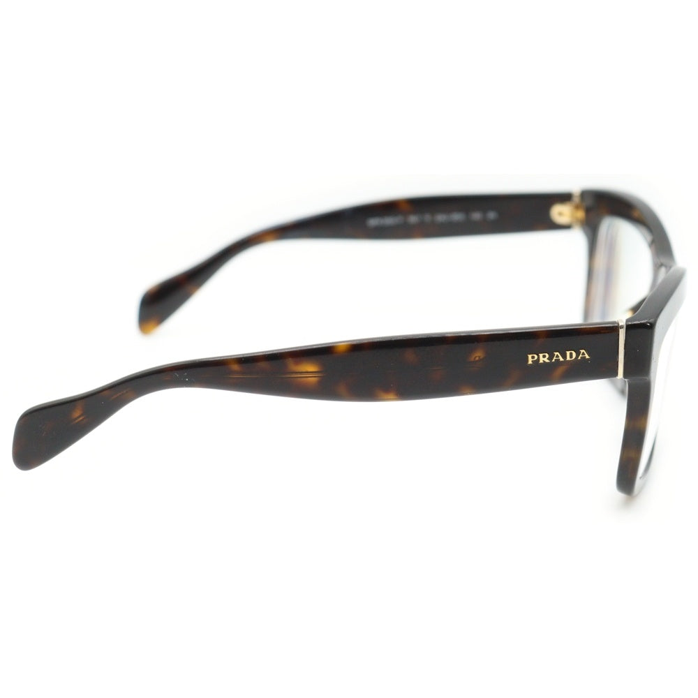 PRADA(プラダ) Glasses スクエアフレーム ウェリントンアイウェア 眼鏡 ブラウン ※度入り SPR 25Q-F