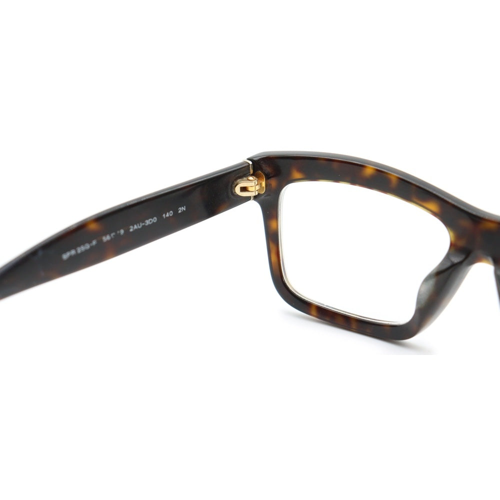 PRADA(プラダ) Glasses スクエアフレーム ウェリントンアイウェア 眼鏡 ブラウン ※度入り SPR 25Q-F