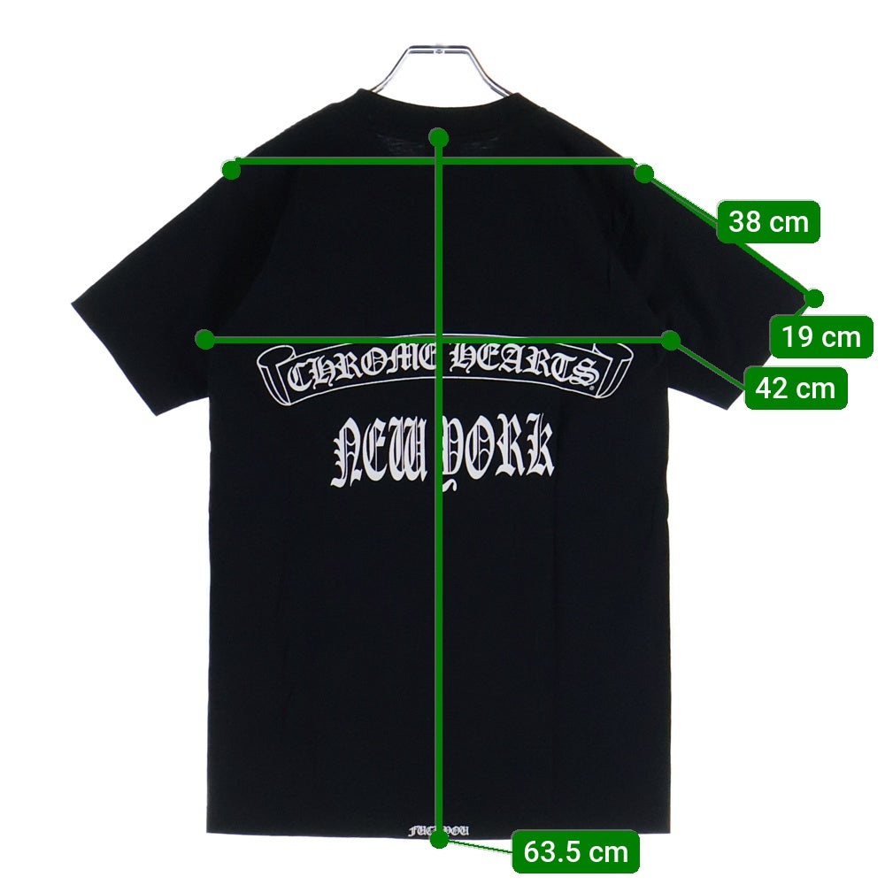 CHROME HEARTS(クロムハーツ) OLD CH T-SHIRT LTD NEW YORK ニューヨーク限定 オールド 半袖Tシャツ ブラック