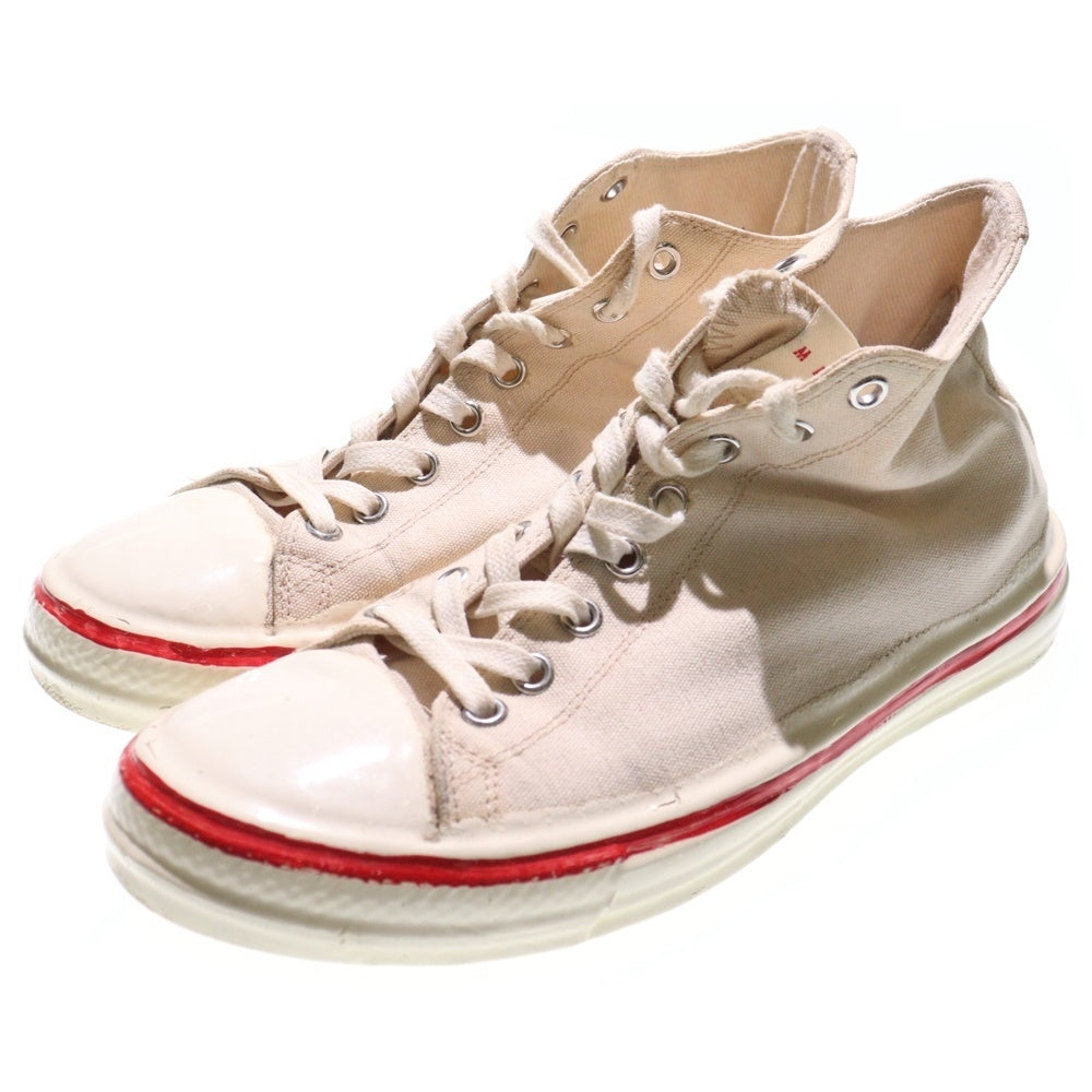 MARNI(マルニ) GOOEY ラバーペイント キャンバス ハイカットスニーカー ホワイト