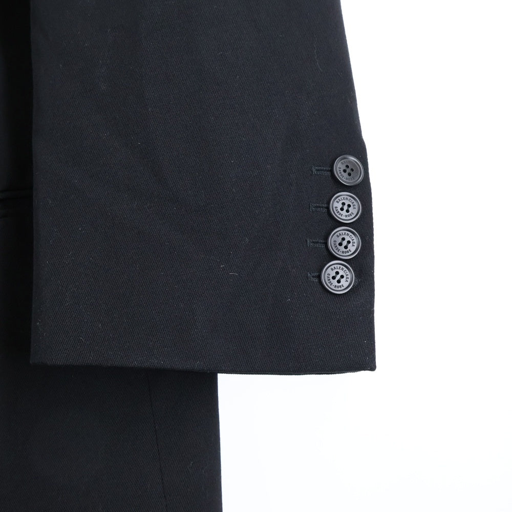 BALENCIAGA(バレンシアガ) Oversized Double Breasted Blazer オーバーサイズ ダブルブレスト ブレザー ブラック 773327 TPT15