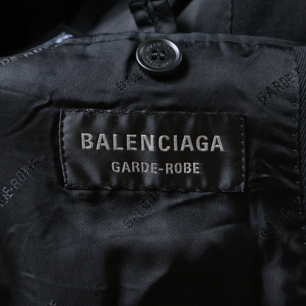 BALENCIAGA(バレンシアガ) Oversized Double Breasted Blazer オーバーサイズ ダブルブレスト ブレザー ブラック 773327 TPT15