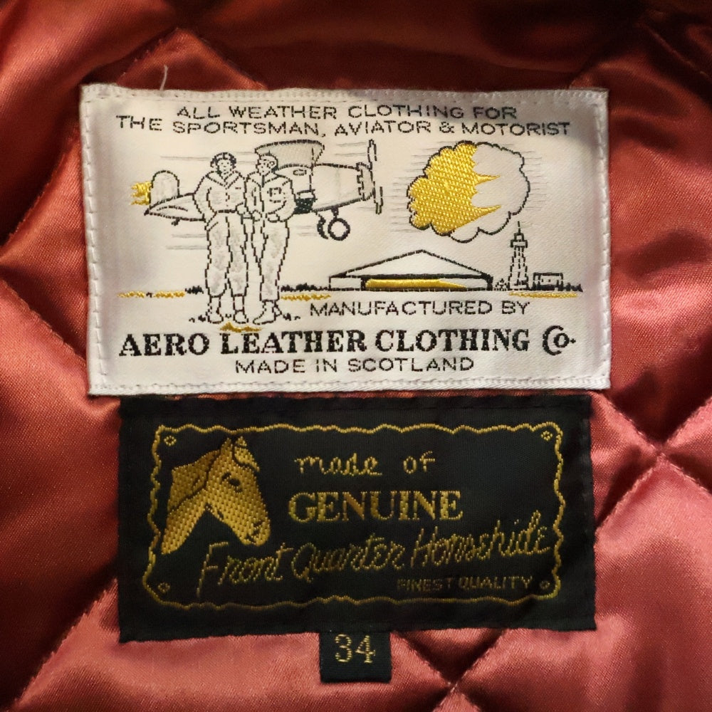 AERO LEATHER(エアロレザー) HERCULES ヘラクレス レザージャケット ブラウン