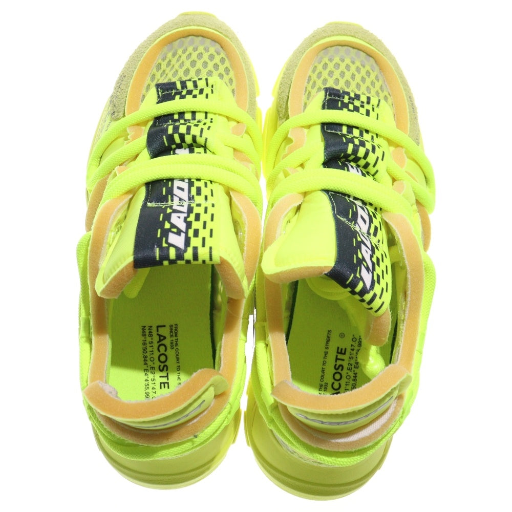 LACOSTE(ラコステ) L003 ACTIVE RWY 123 ローカットスニーカー イエロー US9/27cm 45SMA0002