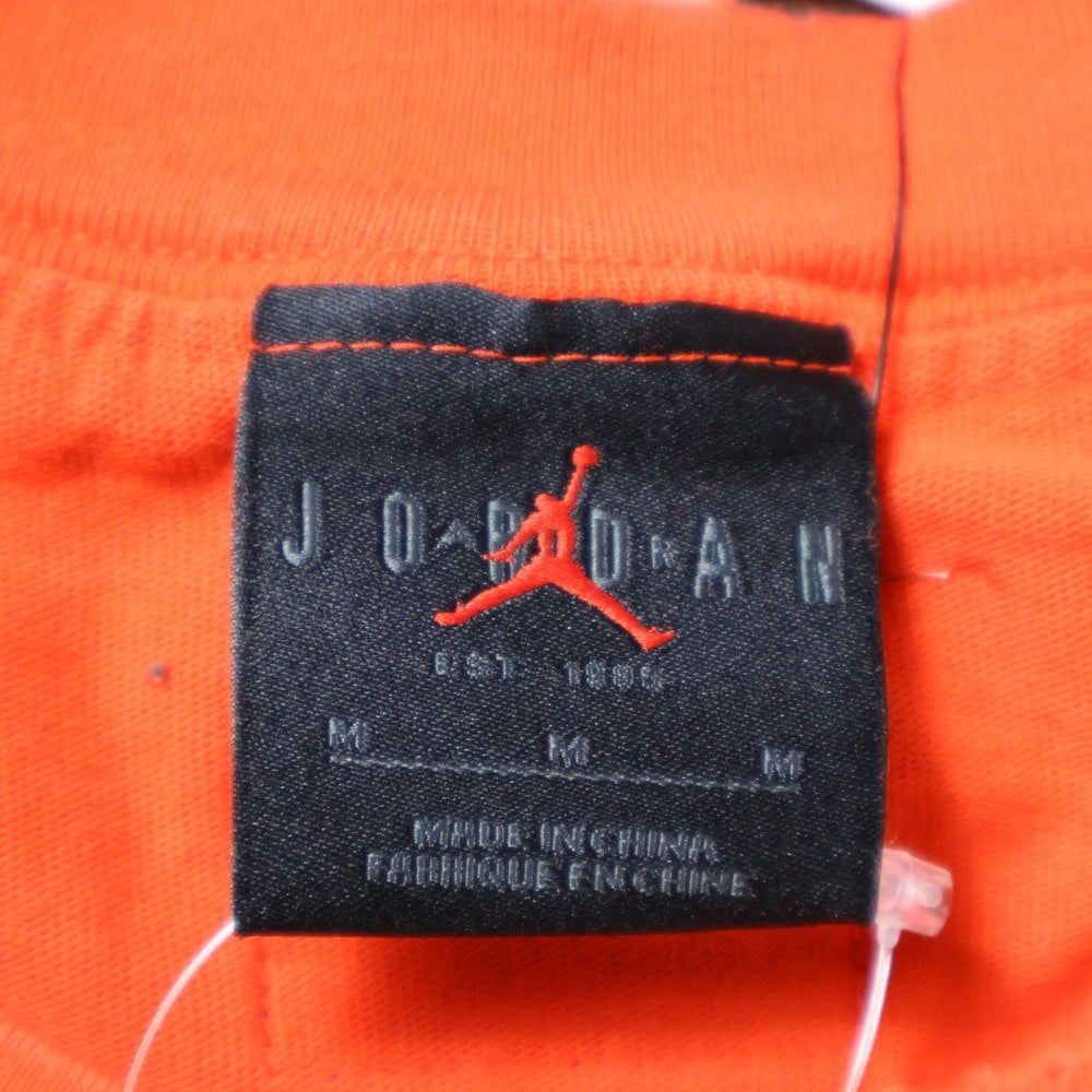 NIKE(ナイキ) JORDAN BRAND M J RARE AIR WSH 85 SS CREW STADIUM ジョーダンブランド ダメージ加工 半袖Tシャツ オレンジ IB3130-673