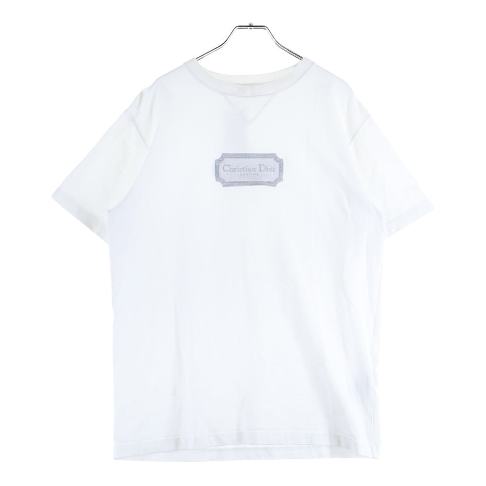 DIOR(ディオール) T-Shirt ロゴ刺繍 半袖Tシャツ ホワイト 343J696C0554