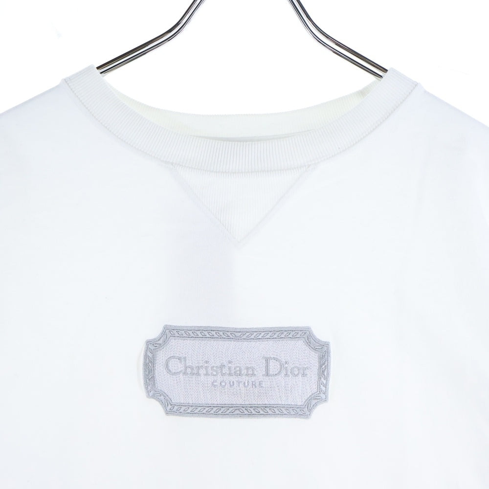 DIOR(ディオール) T-Shirt ロゴ刺繍 半袖Tシャツ ホワイト 343J696C0554