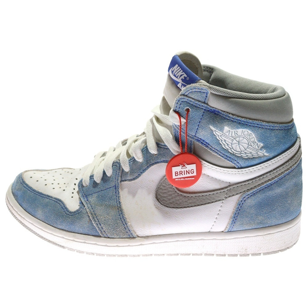 NIKE(ナイキ) AIR JORDAN1 HIGH OG エアジョーダン1 ハイパーロイヤル ハイカットスニーカー ホワイト US9/27cm 705289-100