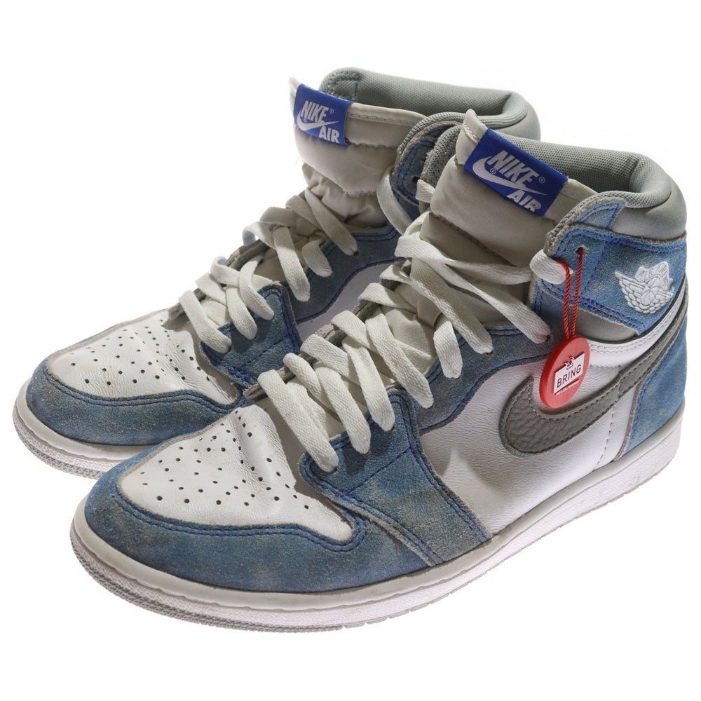 NIKE(ナイキ) AIR JORDAN1 HIGH OG エアジョーダン1 ハイパーロイヤル ハイカットスニーカー ホワイト US9/27cm 705289-100