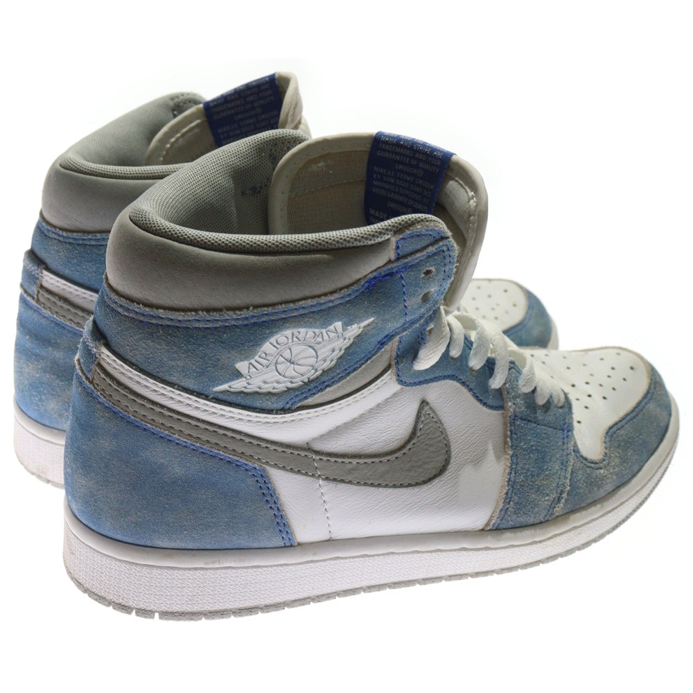 NIKE(ナイキ) AIR JORDAN1 HIGH OG エアジョーダン1 ハイパーロイヤル ハイカットスニーカー ホワイト US9/27cm 705289-100