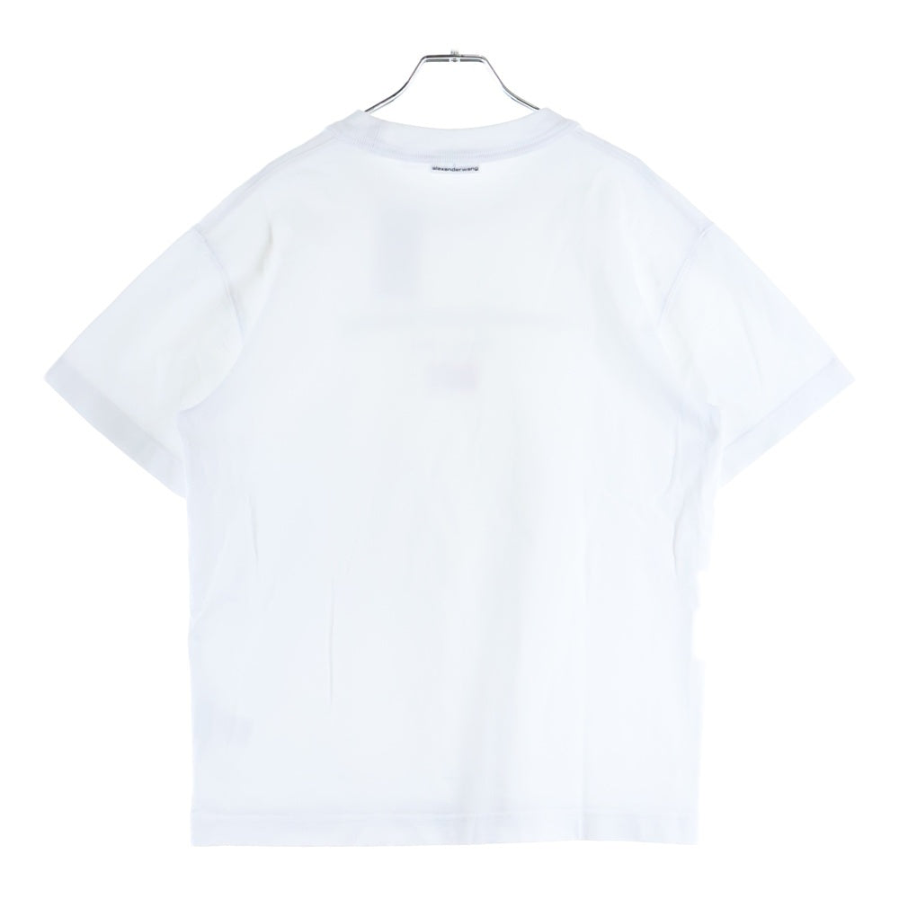 ALEXANDER WANG(アレキサンダーワン) T-Shirt ロゴ刺繍 半袖Tシャツ ホワイト