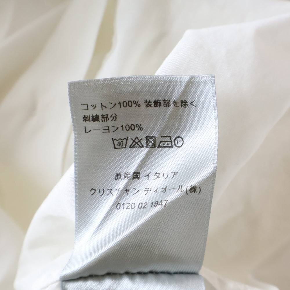 DIOR(ディオール) 19AW ×Raymond Pettibon レイモンドペティボーン ロゴ刺繍 長袖シャツ ホワイト 943C596A1581