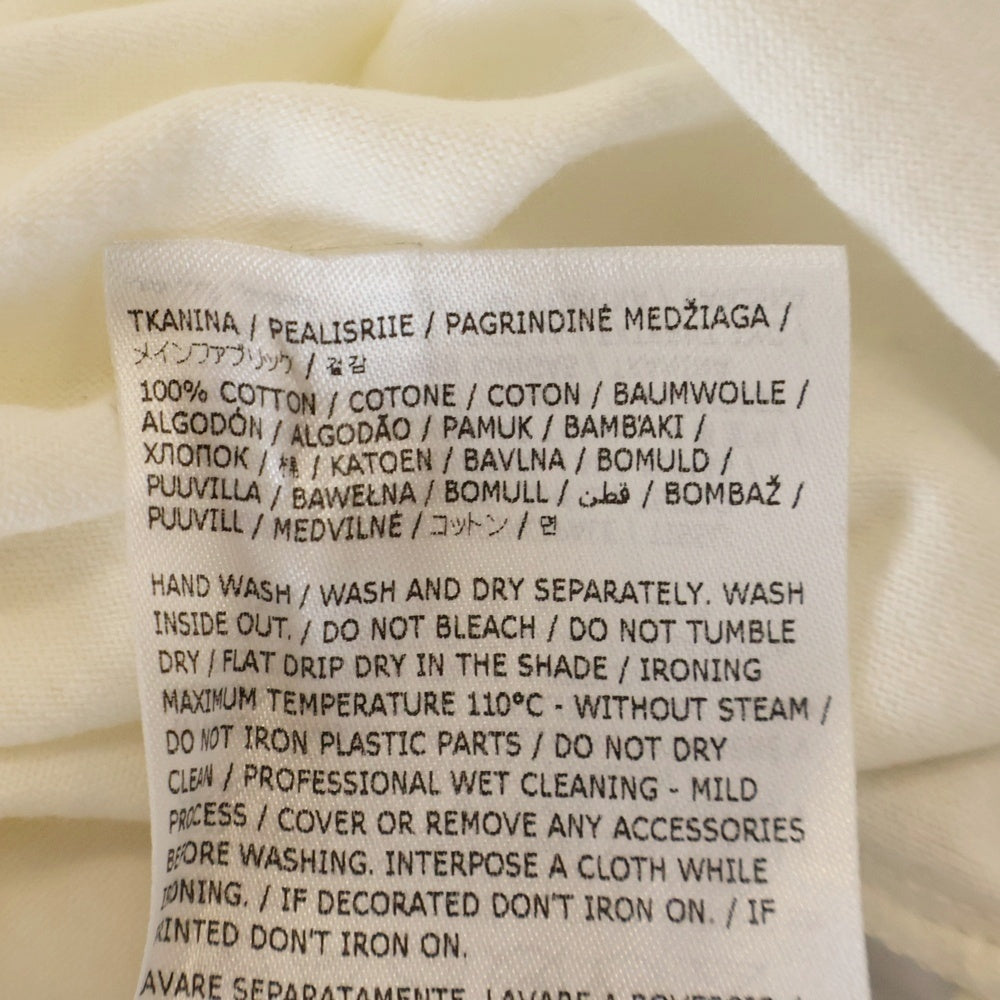 JIL SANDER(ジルサンダー) 23AW T-Shirt バックロゴプリント 半袖Tシャツ ホワイト J22GC0140 J46219