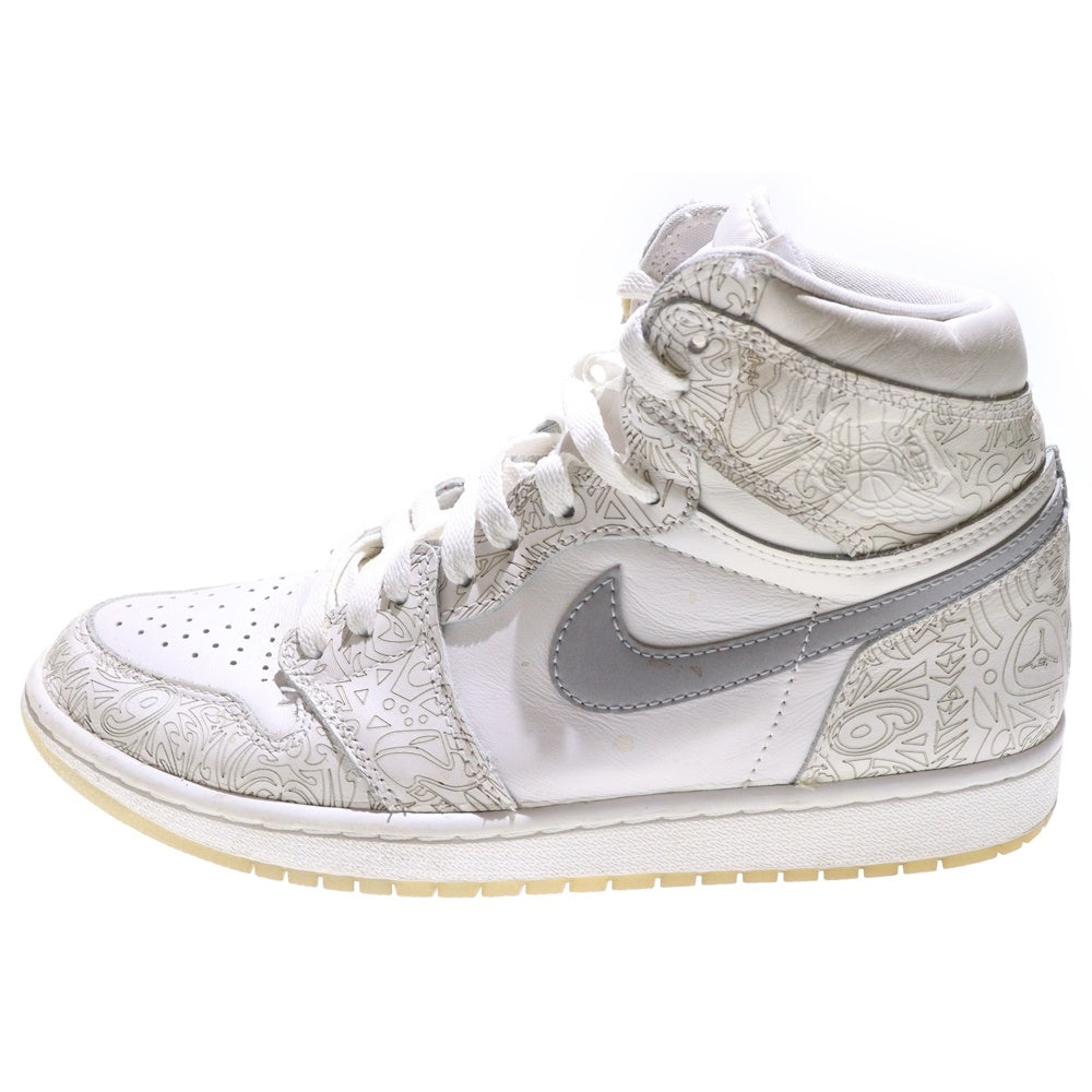 NIKE(ナイキ) AIR JORDAN1 RETRO HIGH 30TH ANNIVERSARY エアジョーダン1 30周年ハイカットスニーカー ホワイト US9/27cm 705289-100